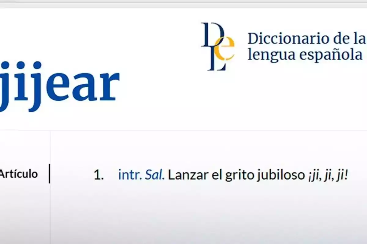 “¿Crisis de Identidad Lingüística? La RAE Incluye ‘Jijear’ en su Diccionario”