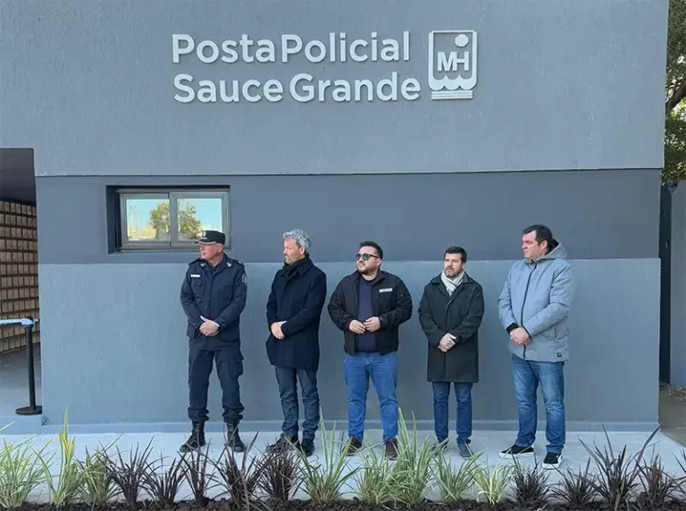 Sauce Grande ya tiene Posta Policial: vigilancia 24 horas, móvil fijo y personal propio