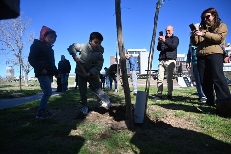 Reforestan Parque Boronat con 100 nuevos árboles tras inundación.