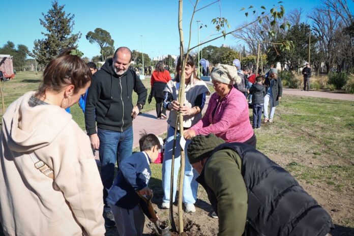 Reverdeciendo el Parque Independencia: plantación de 200 árboles para reforestación.