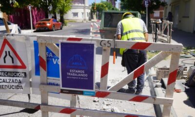 Absa continúa reparando cañería en Undiano y Brickman, piden cuidar reservas de agua.