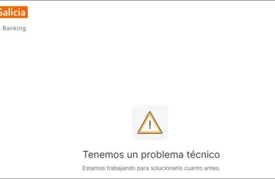 Clientes furiosos: Banco Galicia enfrenta caída de sus aplicaciones y Office Banking sin poder acceder a su dinero.