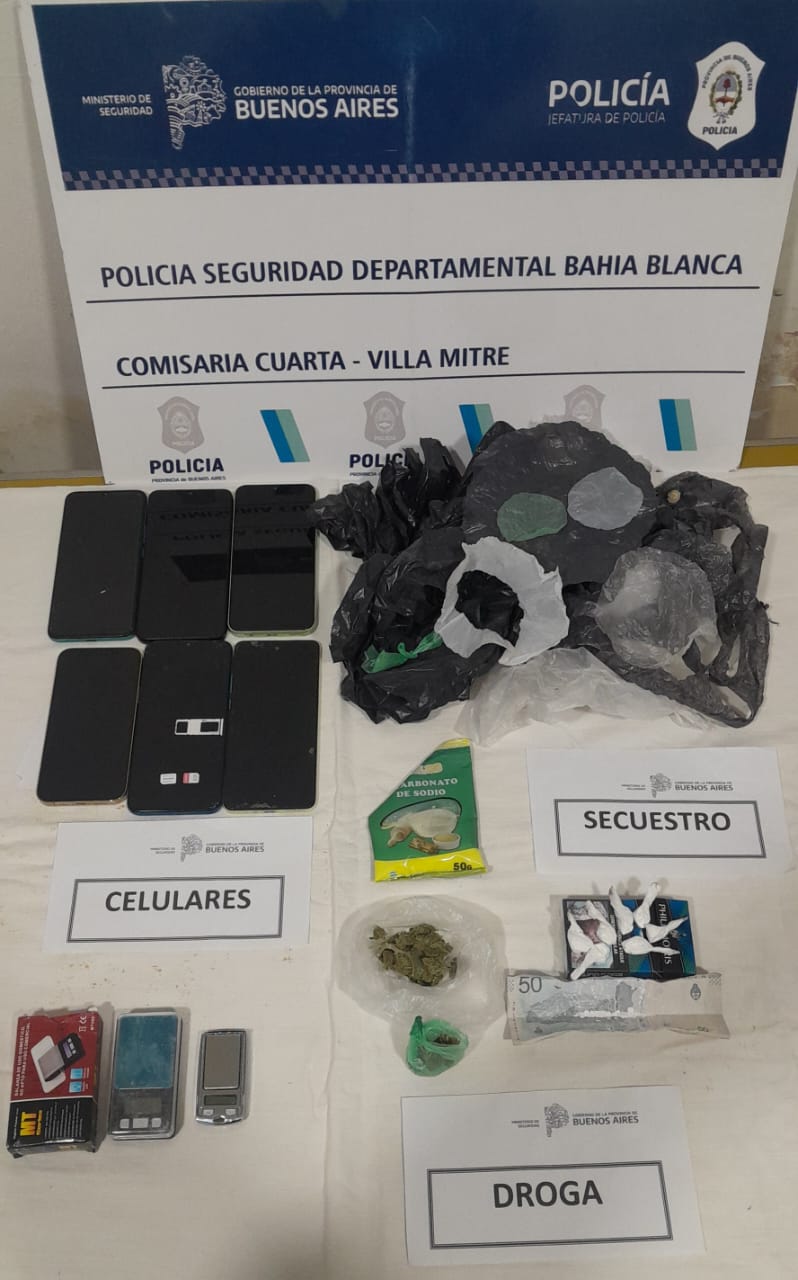Desarticulan banda narco: Cuatro detenidos en operativo policial.