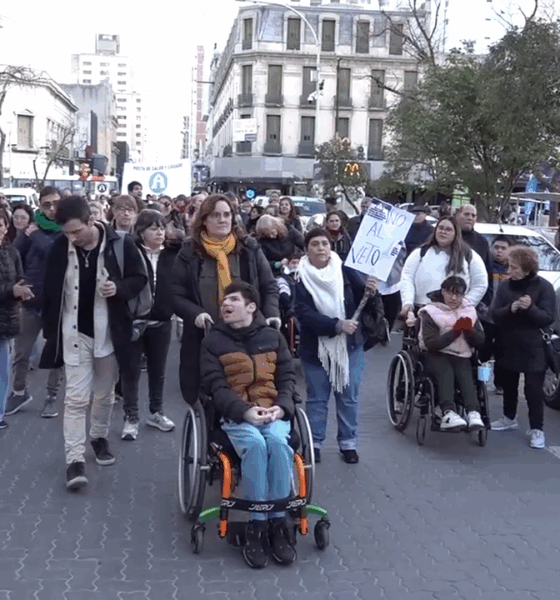 Evento de visibilización de la perspectiva de Discapacidad en la Arcada del Parque de Mayo.
