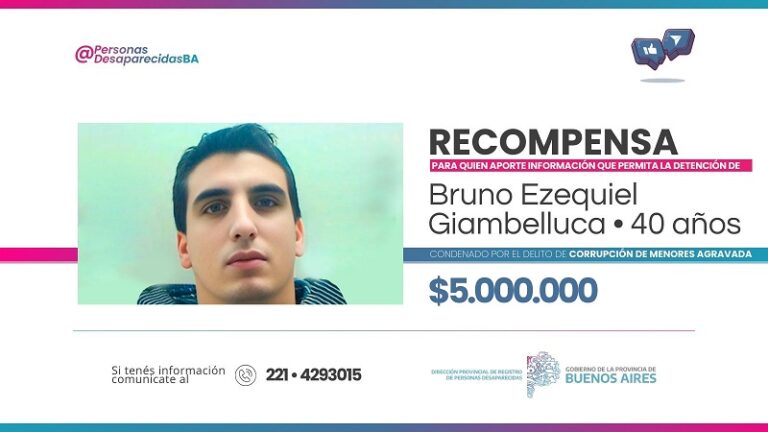 Ofrecen recompensa por detención de bahiense condenado por corrupción de menores.