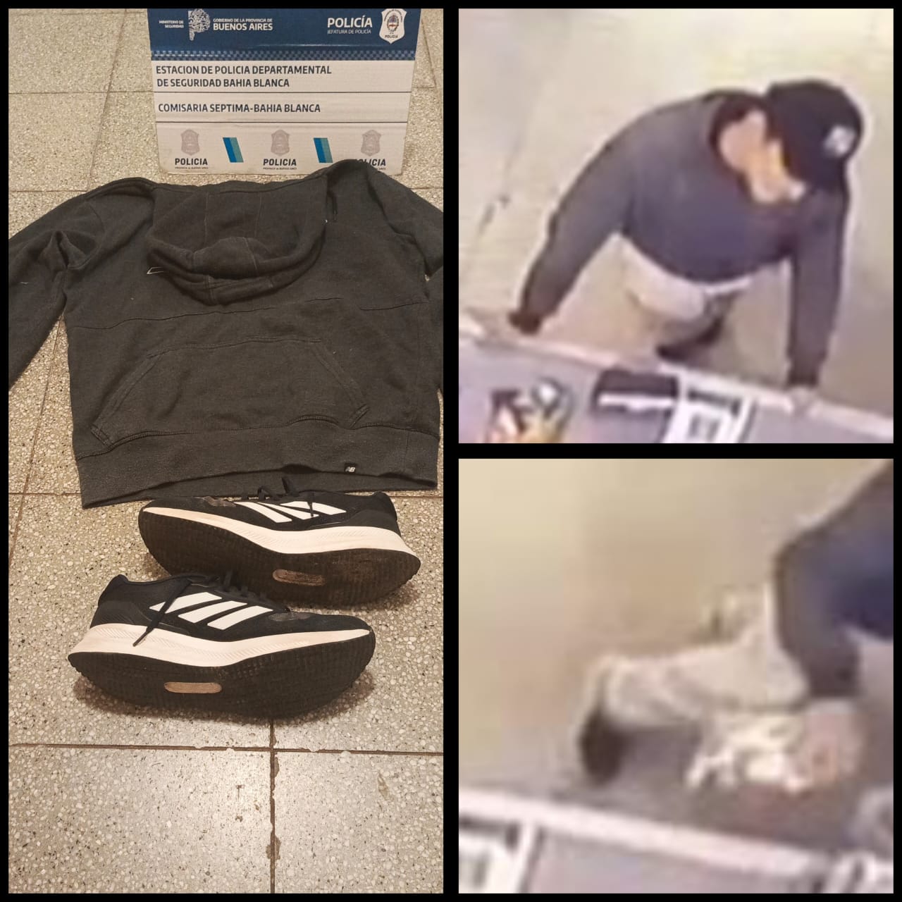 Aprehendido por robos en comercios: Detienen a sospechoso en Bahía Blanca.