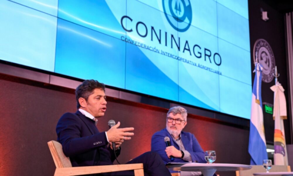 Axel Kicillof destaca importancia de cooperativas en Congreso Internacional de CONINAGRO.