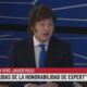 Denuncian a Milei por declaraciones que implican abuso de autoridad y manipulación judicial.