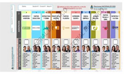 Elecciones 2025: Justicia aplicará multas de $77.000 a quienes fotografíen su voto con la Boleta Única Papel