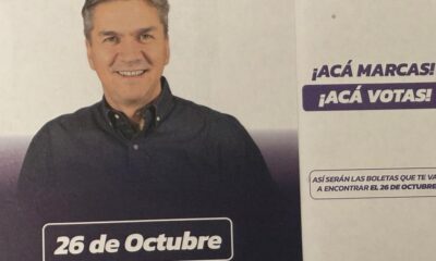 Zdero recibe a Milei pero oculta el logo libertario en los carteles