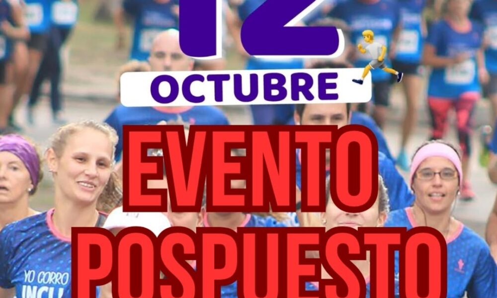 Nueva suspensión de la carrera de la inclusión por mal tiempo