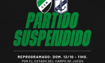 Partido de Villa Mitre postergado por mal clima se juega el domingo a las 11