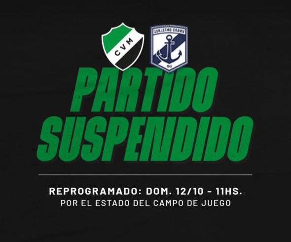 Partido de Villa Mitre postergado por mal clima se juega el domingo a las 11
