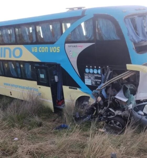 Tragedia en la Ruta 3 un muerto y tres heridos en choque múltiple en Villarino