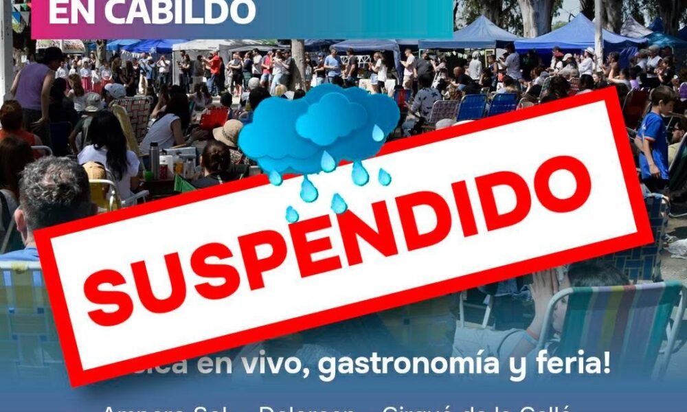 Fiesta de la Comida Mediterránea en Cabildo suspendida por pronóstico del tiempo