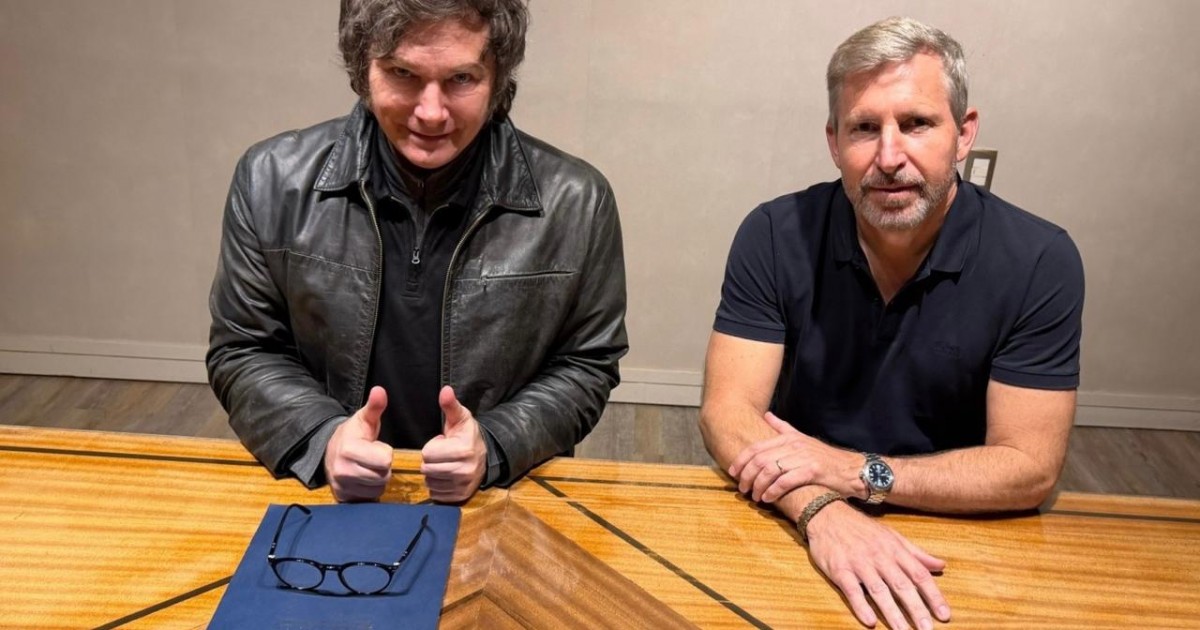 Frigerio y Milei abordan temas clave en reunión de trabajo en Paraná