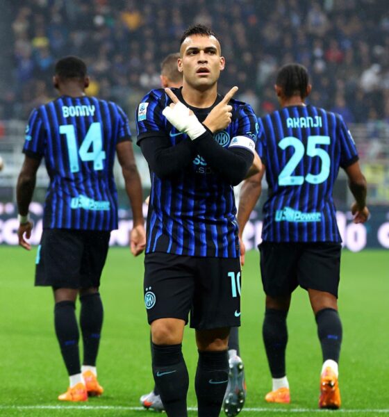 Lautaro Martínez asciende al top 5 de goleadores históricos del Inter con su último tanto en la Serie A.