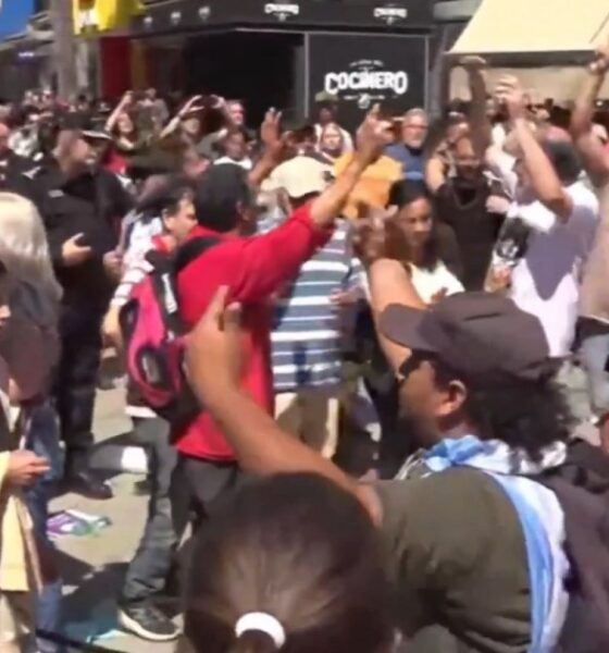 Protestas socavan campaña de Javier Milei en Santa Fe: represión policial y detenidos.