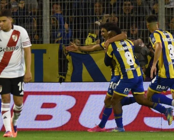 Rosario Central vence a River Plate 2-1 en un emocionante partido de Torneo Clausura.