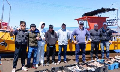 Pesca embarcada en Monte Hermoso antes de la temporada con alta demanda turística