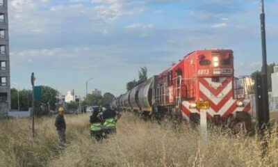 Estado de salud de la mujer atropellada por un tren de carga