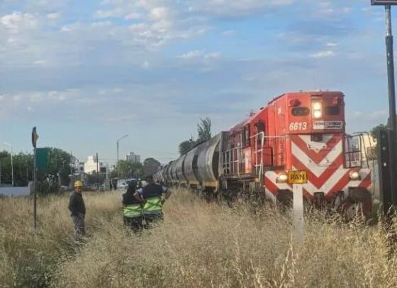 Estado de salud de la mujer atropellada por un tren de carga