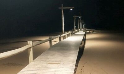 El balneario Marisol estrena un nuevo sistema de iluminacion en la rambla costera