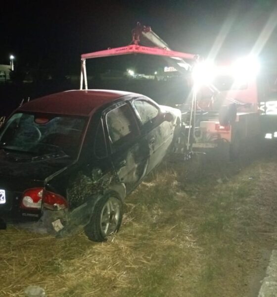 Tres autos chocan en cadena en la ruta 3 sin heridos ni daños graves