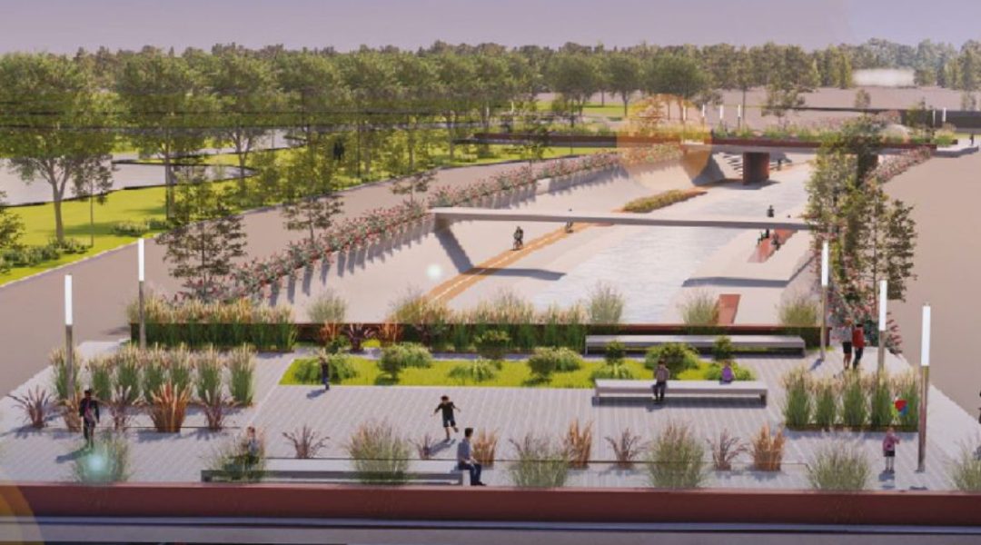 Detalles del plan de reconstruccion del Canal Maldonado en Bahia Blanca