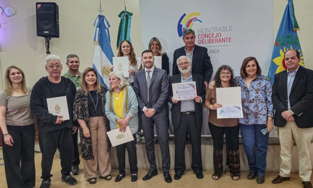 Jornada de Distinciones en el Concejo Deliberante de Bahía Blanca