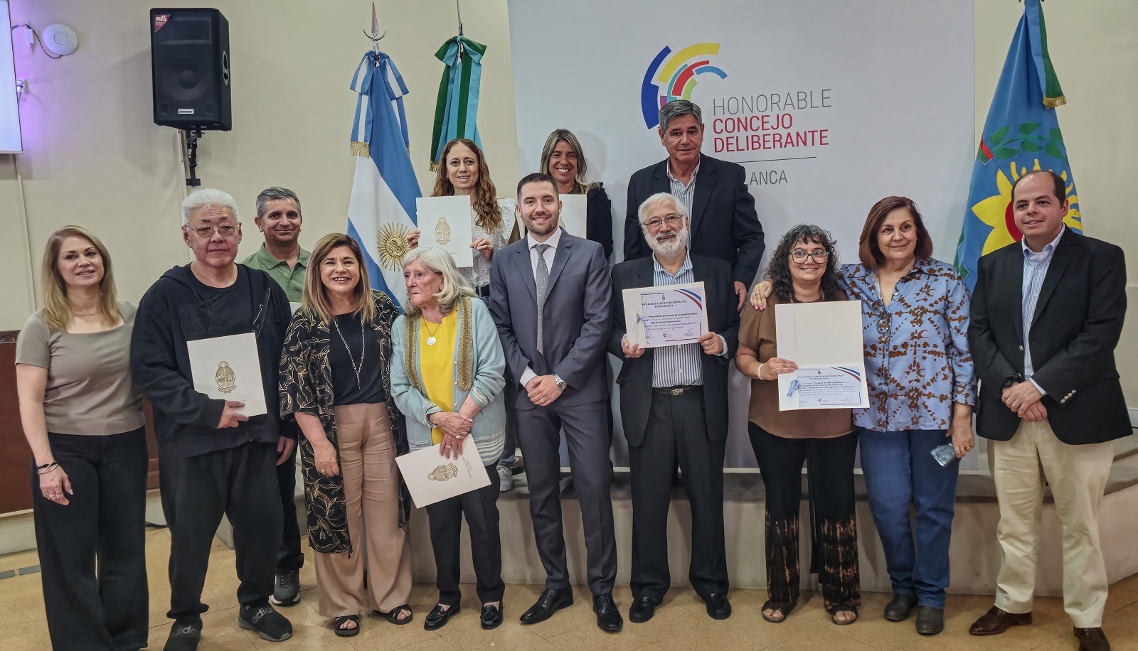 Jornada de Distinciones en el Concejo Deliberante de Bahía Blanca