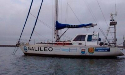 El velero Galileo recrea la ruta histórica de Piedrabuena hacia las Malvinas