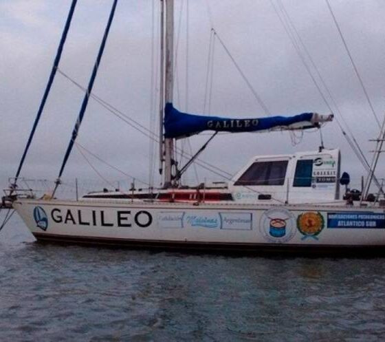 El velero Galileo recrea la ruta histórica de Piedrabuena hacia las Malvinas