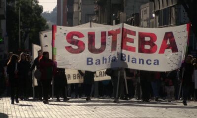 Suteba convoca a paro y protesta en Bahía Blanca para cerrar el año escolar