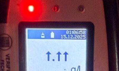 “Estaba tan borracho que superó el límite del alcoholímetro”: iba alcoholizado y chocó un auto estacionado