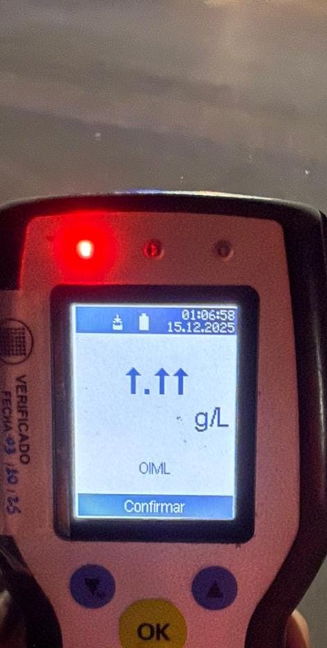 “Estaba tan borracho que superó el límite del alcoholímetro”: iba alcoholizado y chocó un auto estacionado