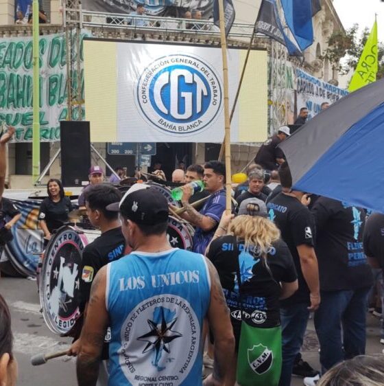 La CGT Bahía Blanca se moviliza contra la reforma laboral y advierte por un “retroceso en derechos”