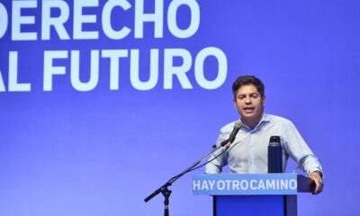 Kicillof se pone al frente del peronismo para enfrentar a Milei: "tenemos que construir una alternativa nacional"