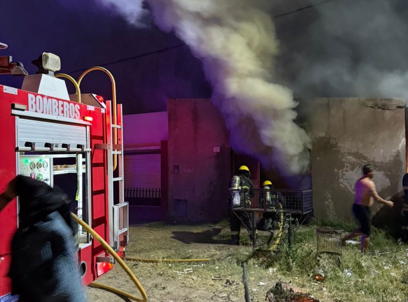 Un incendio afectó una vivienda