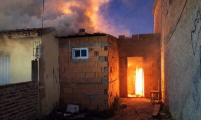 Pérdidas totales tras un incendio: sospechan que fue intencional