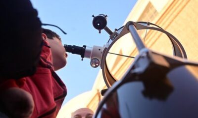 Atardeceres de telescopio en el observatorio universo hub