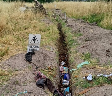 Pareja atrapada robando cables de media tension en Ing White