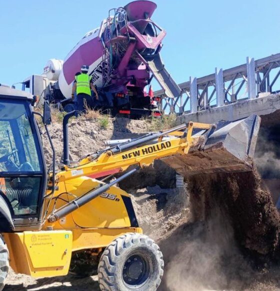 Transito cortado por reparaciones en el puente bailey de la ruta 3
