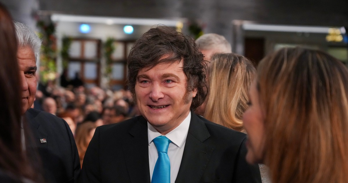 Milei le pidió a Trump que ponga a Edmundo González como presidente de Venezuela