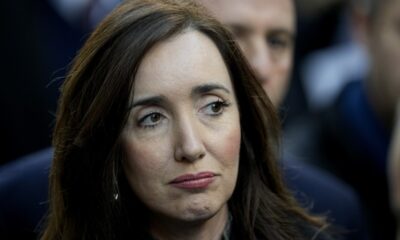 Villarruel viajó a la zona de los incendios para exponer a Milei, que subió una foto hecha con IA