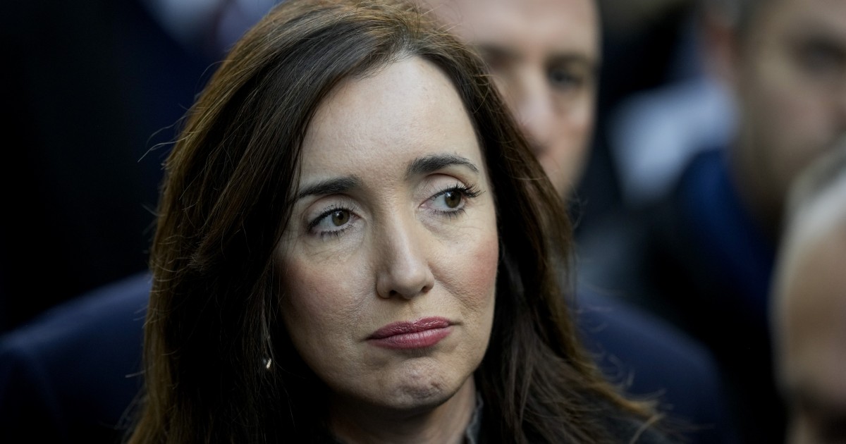 Villarruel viajó a la zona de los incendios para exponer a Milei, que subió una foto hecha con IA