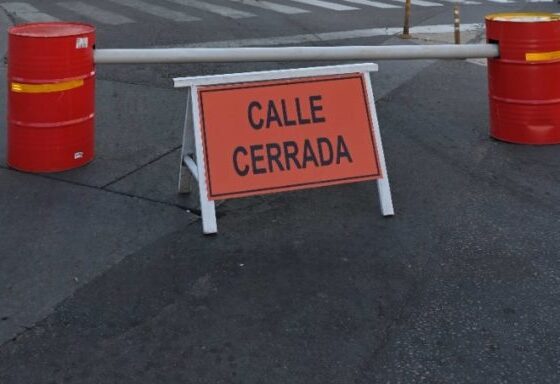 Cortes programados de calles y cambios de recorridos