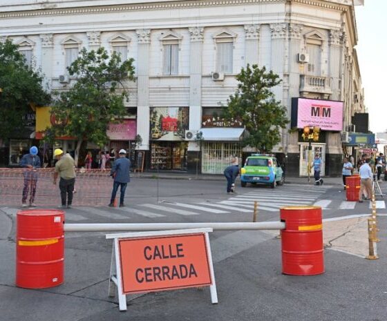 Cortes programados de calles y cambios de recorridos