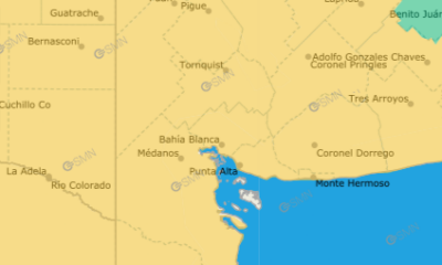 Tormenta y vientos de hasta 80 km/h: doble alerta amarilla para Bahía Blanca y la zona