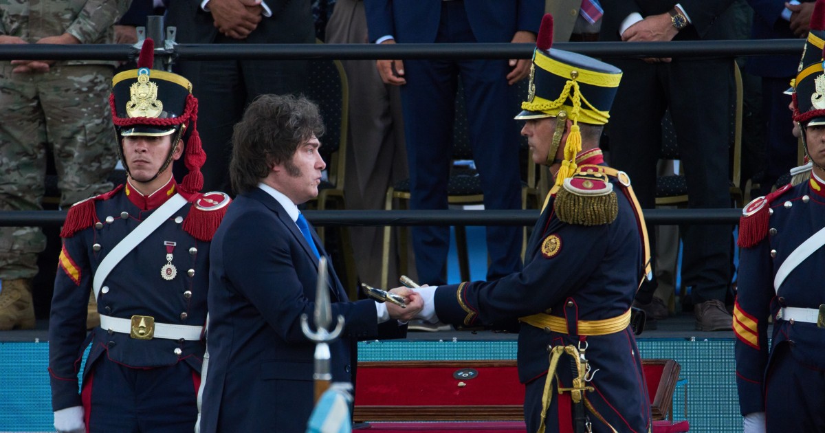 Milei gira a una militarización del gobierno para capturar el voto de Villarruel